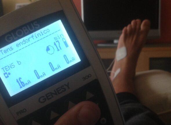 Electroestimulador esguince