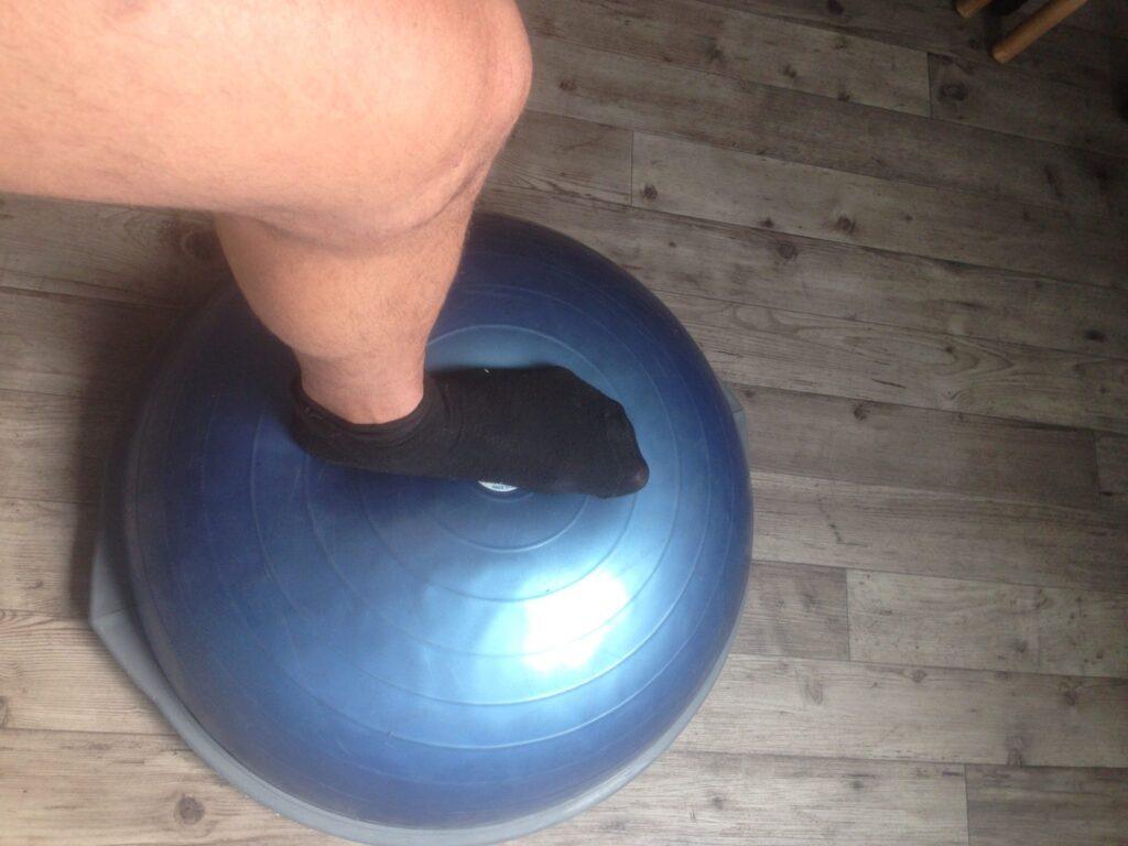 esguince bosu reequilibrio recuperacion