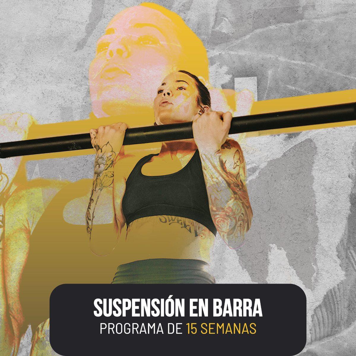 Entrenamiento de Suspensión en barra : 15 SEMANAS