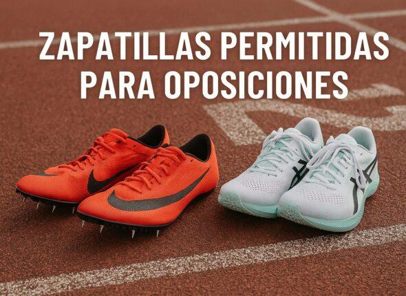 Zapatillas permitidas oposiciones